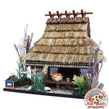 Billy DIY Dollhouse Kit Shuzan Kaido Miyama Kayabuki House fm Japan w/Tracking