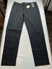 Levis XX Chino Tech Standard Taper Stretch Pant Men 31 X 30 , Black new