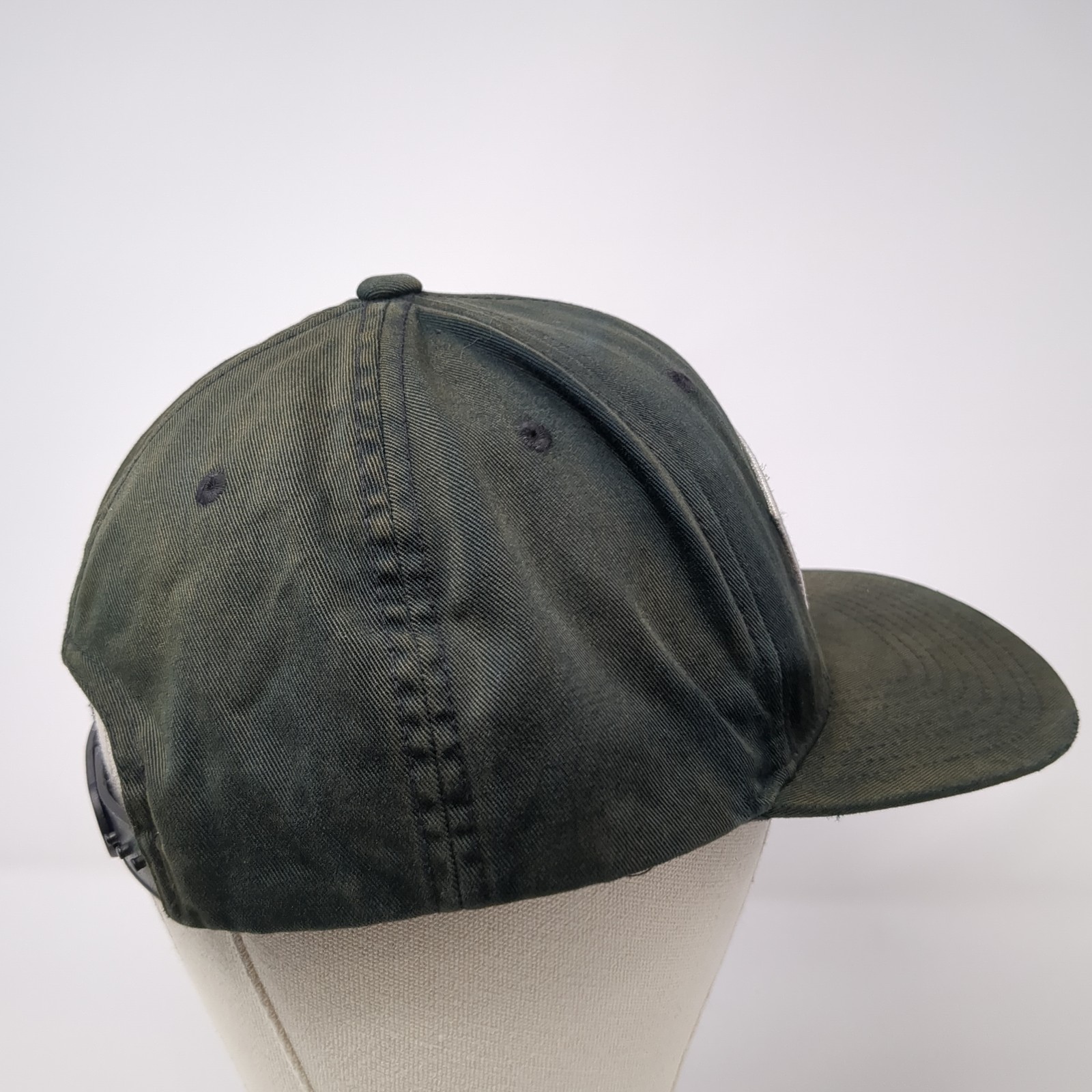 Off The Wall Vans Authentic Snapback Hat Black On… - image 5