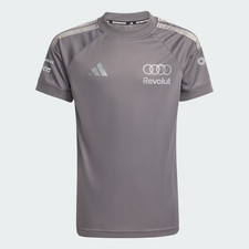Audi F1 2026 Official Adidas Teamwear Drivers T-Shirt Tee Jersey Grey Black