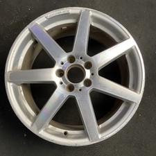 Front Mercedes-Benz Machined Silver C-Class OEM Wheel 18" 2012-2015 Rim 85223A