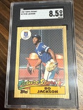 1987 Topps Tiffany Future Stars Bo Jackson #170  (RC) SGC 8.5 Looks Gem Mint