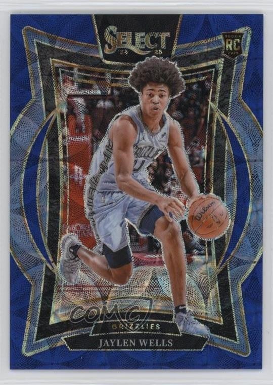 2024-25 Panini Select Concourse Blue Scope Prizm 122/249 Jaylen Wells #79 1o6l