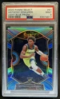 2020-21 Panini Select Anthony Edwards RC Light Blue Prizm Concourse #/299 PSA 9