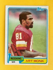Art Monk 1981 Topps Rookie Football Card #194 -Washington Wide Receiver HOF RC. rookie card picture