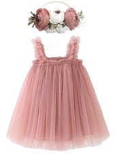 Layered Tulle Tutu Dress for Toddler Girls,Baby Girl Rainbow Tutu Princess Sk...