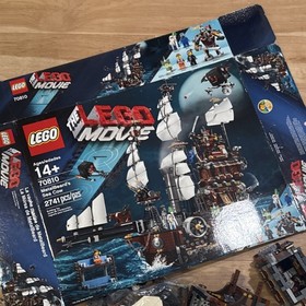 LEGO Movie MetalBeard's Sea Cow 70810 mostly Complete Set w box no figures 