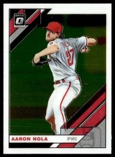 2019 Donruss Optic Aaron Nola Philadelphia Phillies #145