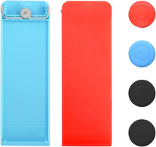 2 Pack Nintendo Switch Kickstand Replacement with 4 Thumb Grips Stand Accessory