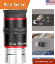 High Definition 6mm Telescope Eyepiece - 68  Wide Angle for Stunning Sky Gazing