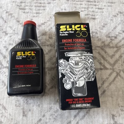 Slick 50 Advanced Formula Engine Treatment 1 Quart - SEALED NEW in Box Old Stock