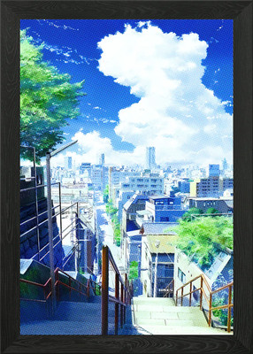 Kimi No Nawa Your Name Framed Wall Art Poster Canvas Print Picture