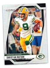 2024 Panini Prizm Christian Watson #103 Silver Green Bay Packers