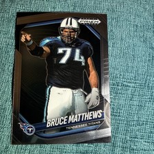 2025 Panini Prizm Black #146 - Bruce Matthews - Tennessee Titans