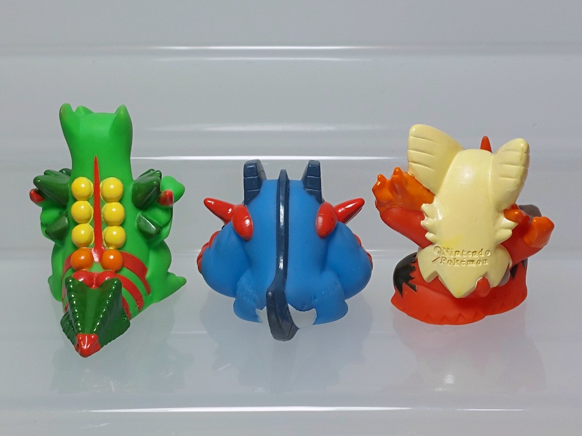 Mega Sceptile Swampert Blaziken Pokemon Kids Puppet Figure Bandai