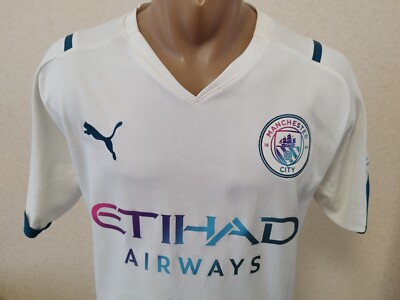 Manchester City football jersey 2021-22 away shirt size M | eBay