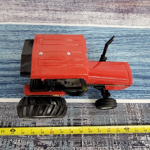 Vtg 1/16 scale 1985 Ertl Case IH 2594 diecast w/frontend tractor red/black Nice - Picture 2 of 10