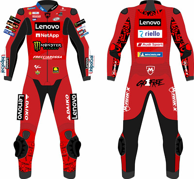 Francesco Pecco Ducati 2024 MotoGP Motorcycle Leather Combination Men Racing Sui