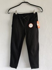 Wonder Nation Boys Black Cargo Pants XS  4-5  Reinforced Knees New With Tags