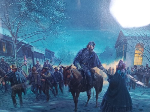 Mort Kunstler Collectable Civil War PRINT “ A FLEETING MOMENT” Framed L1521 - Picture 6 of 17