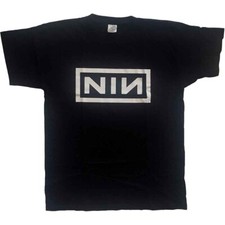 Nine Inch Nails T Shirt Classic Band Logo Official Mens Black S