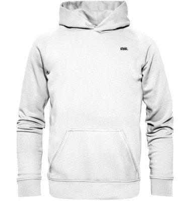  Stoischer Pullover mit Memento Vivere   Lebe im Moment - Basic Unisex Hoodie