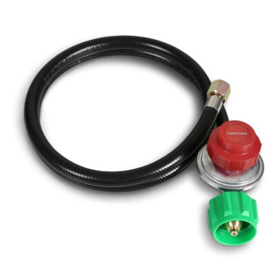 #ad CONCORD 4 ft 0 30 PSI High Pressure Rubber Adjustable Regulator Hose M F $19.98