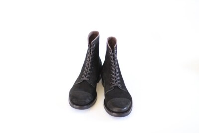 靴 CLINCH Conrad Boots Brass Tokyo Clinch Conrad Horse Suede Cap Toe Boots Size 7