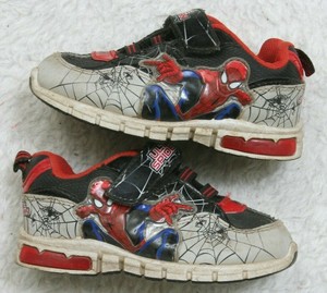 red spiderman shoes