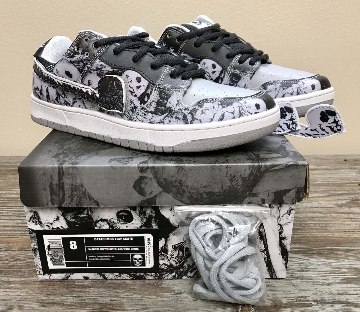 靴 Catacombs Dunk kito wares KITO WARES Catacombs V2 Skate Low SB Dunk Custom Sneakers