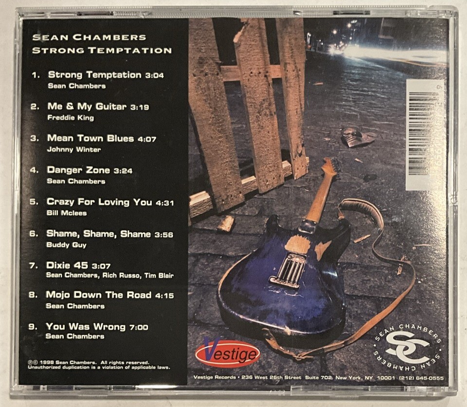 Sean Chambers Strong Temptation CD 2003 Vestige Records VSTG0815 eBay