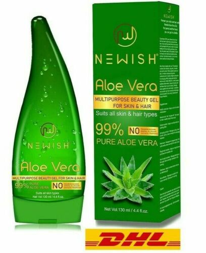 service Bred vifte angst Pure Aloe Vera GEL for Shiny Face Hair Growth & Skin Moisturizer Woman  130ml for sale online | eBay