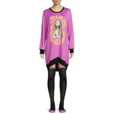 Disney Women's Nightmare Before Christmas Sally Scream Queen Sleepwear Size 3XL
