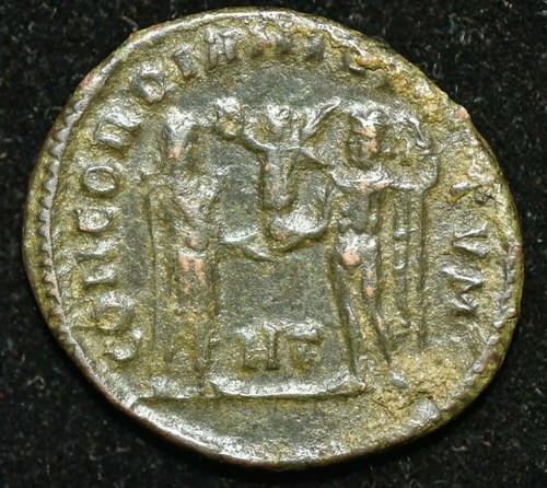 Maximianus HERCULIUS FOLLIS ROMAN COIN rev CONCORDIA UNC CONDITION AE 20mm, 3g - Picture 2 of 2