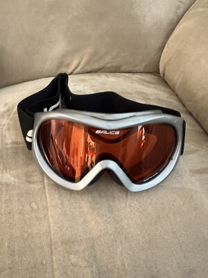 Salice Italy unisex Ski / Snow Boarding Goggles Anti-Fog UV 400 Amber Lens A+++