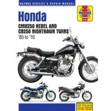 Honda CMX250 Rebel und CB250 Nighthawk Twins (1985-2016) Reparaturanleitung 