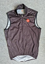 Castelli Cycling Vest Black Lightweight Windbreaker Men’s S