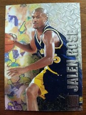 JALEN ROSE, 1996-97 FLEER METAL #178, PACERS