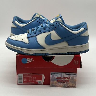 Size 11 Nike Dunk Low Coast W White Blue Leather (DD1503-100