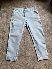 Next ladies light blue denim trousers size 12