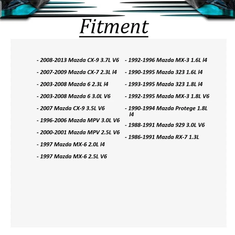 Juego de tornillos de rotor de freno de disco trasero derecho para Mazda CX-7 2007-2009 2,3 L Foto 2 de 3