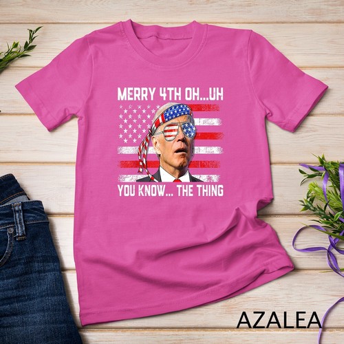 Happy 4th of You Know... The Thing Funny 4th Of July Amaica Unisex T-shirt - Picture 2 of 15