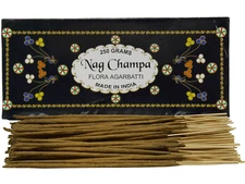Flora Agarbatti Natural Nag Champa Fragrance Incense Sticks Diffuser 250 Grams
