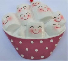 Family of Marshmallows Hot Cocoa Christmas Ornament Personalized up to 7 FREE