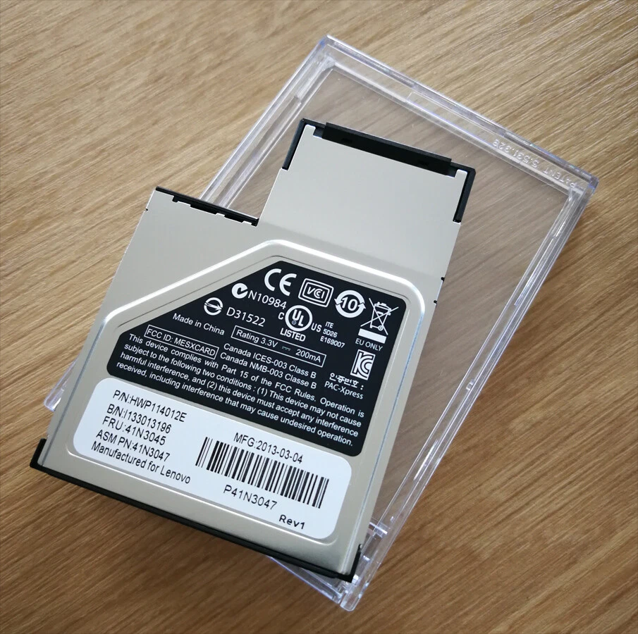 Lenovo Gemalto 54mm PC Express Universal Smart Card Reader Writer FRU 41N3045 Ne - Image 2 of 3