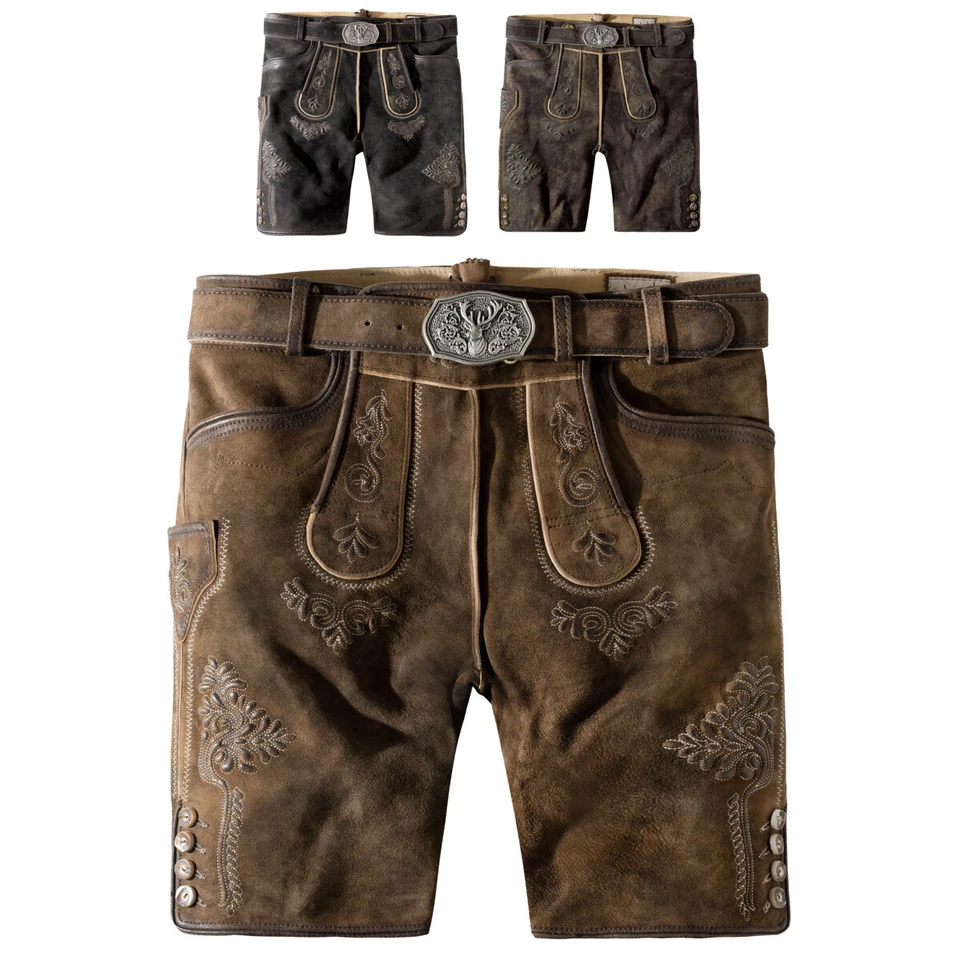 Stockerpoint Bertl Pantalon En Cuir Pour Hommes Pantalon Traditionnel - Photo 1/1