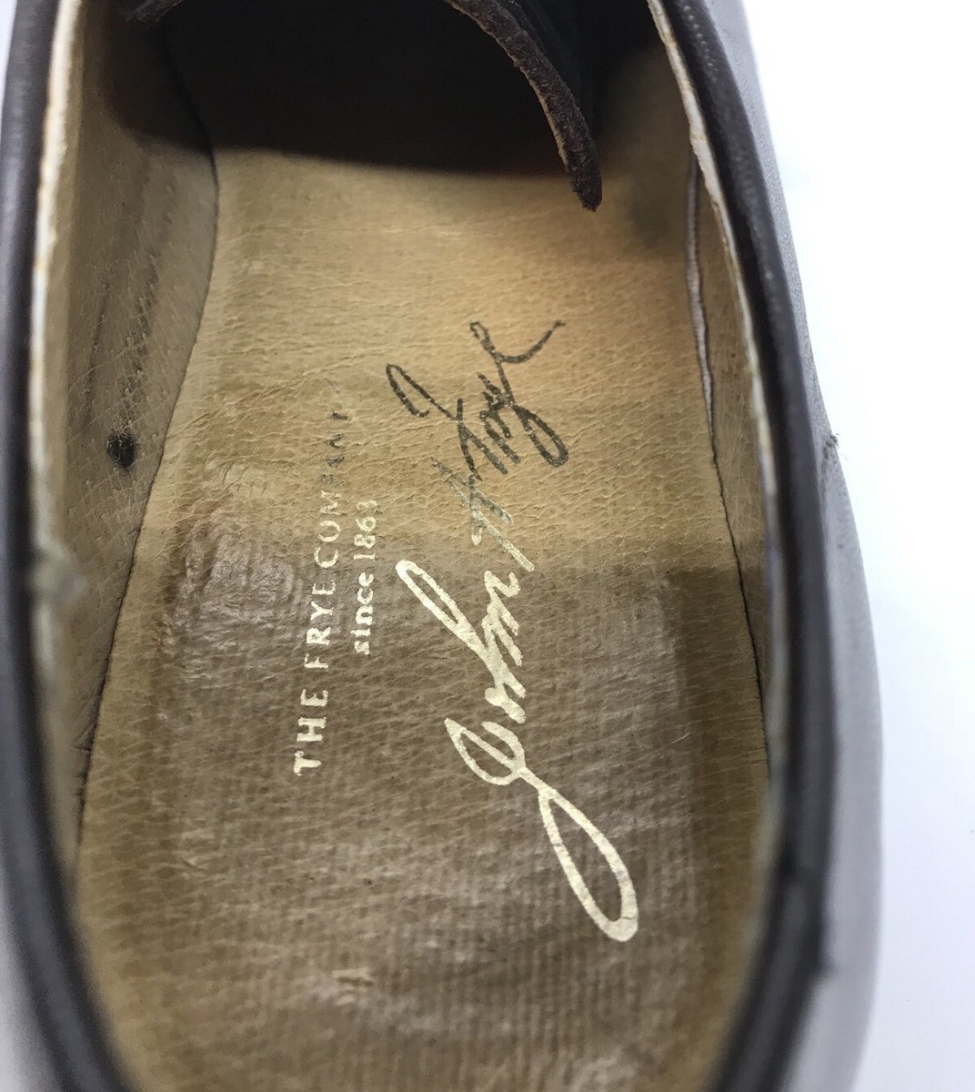 Frye John Addison Brown Leather Oxford Dress Men\'s Sz 8.5 D Shoes Frye John Addison Brown Leather 8.5 D Leather Oxford Men main image 3