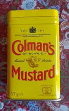 Colman's Mustard Tin 57g / 2oz Empty