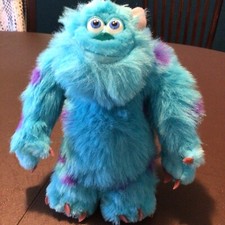 Disney Pixar Monsters Inc Sully Plush Stuffed Animal Toy 2001 Hasbro Sulley 9