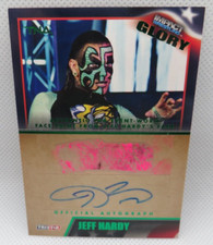 2013 TNA Impact Wrestling Glory Jeff Hardy SP Dual Face Paint Autograph # 3 / 5